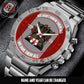 Personalized Canada Soldier/ Veteran With Name And Year Gentleman Stainless Steel Watch - 1756252801