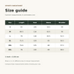 Sports Sweatshirt size chart S M L XL 2XL 3XL with measurements