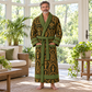 Personalized Sprinkler Fitter Bathrobe - Art Deco Craft lifestyle view