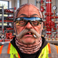 Sprinkler Fitter funny face balaclava - Style 8