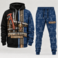 sprinkler fitter full-zip hoodie and matching joggers - navy catalog view