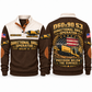 D60x90 S3 HDD/Directional Drill Operator Sports Sweatshirt in Brown, front and back views, sample YOUR NAME and SINCE 2000 personalization
