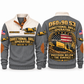 D60x90 S3 HDD/Directional Drill Operator Sports Sweatshirt in Grey, front and back views, sample YOUR NAME and SINCE 2000 personalization