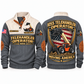 1055 Telehandler Operator Sports Sweatshirt in Grey, front and back views, sample YOUR NAME and SINCE 2000 personalization