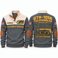 GTH-1056 Telehandler Operator Sports Sweatshirt in Grey, front and back views, sample YOUR NAME and SINCE 2000 personalization
