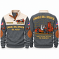 DL422i Longhole Drill Operator Sports Sweatshirt in Grey, front and back views, sample YOUR NAME and SINCE 2000 personalization