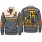 Robbins 44RH Raise Borer Operator Sports Sweatshirt in Grey, front and back views, sample YOUR NAME and SINCE 2000 personalization