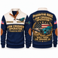 Premiertrak 400X Crusher Operator Sports Sweatshirt in Navy, front and back views, sample YOUR NAME and SINCE 2000 personalization