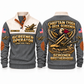 Chieftain 1700X 3-Deck Screener Operator Sports Sweatshirt in Grey, front and back views, sample YOUR NAME and SINCE 2000 personalization