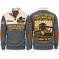 PT300 Forestry Mulcher Operator Sports Sweatshirt in Grey, front and back views, sample YOUR NAME and SINCE 2000 personalization