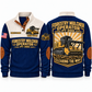 PT300 Forestry Mulcher Operator Sports Sweatshirt in Navy, front and back views, sample YOUR NAME and SINCE 2000 personalization