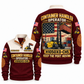 H1050XD-CH5 Container Handler Operator Sports Sweatshirt in Jujube Red, front and back views, sample YOUR NAME and SINCE 2000 personalization
