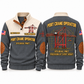 STS 69 m outreach - PNCT configuration Port Crane Operator Sports Sweatshirt in Grey, front and back views, sample YOUR NAME and SINCE 2000 personalization