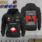 Personalized Swiss Soldier/ Veteran With Name, Year And Rank Zip Hoodie Multicolor - 17667936