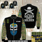 Svensk Veteran Camo Bomberjacka – Anpassad med Namn & Rang - 17580672