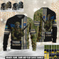 Personalized Sweden Soldier/Veteran Camo with Name and Rank Ugly Sweater All Over Printed - 17616960