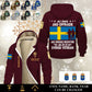 Personalized Sweden Soldier/ Veteran With Name, Year And Rank Hoodie Zip Velvet Coat - 17570304
