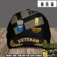 Personalized Name Year & Rank Sweden Soldier/Veterans Baseball Cap - 1759968004