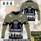 Personalized Sweden Soldier/Veteran Camo with Name and Rank Hoodie All Over Printed - 17609184