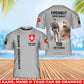 Personalized Swiss Soldier/Veteran Camo with Rank, Name and Year T-Shirt All Over Printed - 17733600