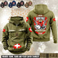 Personalized Swiss Soldier/Veteran Vintage Hoodie All Over Printed - 1760400003
