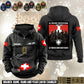 Personalized Swiss Soldier/Veteran Vintage Hoodie All Over Printed - 1760486401