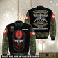 Personalized Swiss Soldier/Veteran with Name and Rank Bomber All Over Printed - 17410464