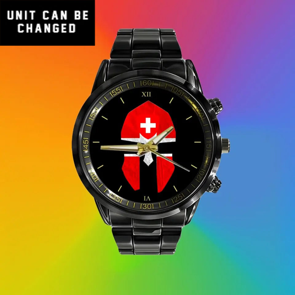 Swiss Soldier/ Veteran Black Stainless Steel Watch - 17116704