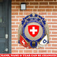 Personalized Rank, Name And Year Swiss Soldier/Veterans Wooden Sign - 17736192