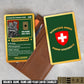 Personalized Swiss Soldier/ Veteran With Rank, Name And Year Aluminum Wallet Card - 17508096