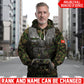 Personalized Swiss Soldier/Veteran Camo with Name and Rank Hoodie Sweater All Over Printed - 17625600