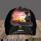 Personalized Rank And Name Swiss Soldier/Veterans Camo Baseball Cap - 17680896