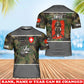 Personalized Swiss Soldier/Veteran Camo with Rank, Name & Year T-Shirt All Over Printed - 17738784
