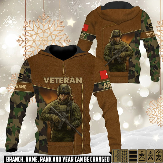Personalized Swiss Soldier/Veteran with Name and Rank Hoodie All Over Printed - 17527968