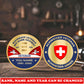 Personalized Swiss Veteran/ Soldier With Rank, Name And Year Challenge Coin - 17731008