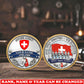 Personalized Swiss Veteran/ Soldier With Rank,  Name And Year Challenge Coin - 17743104