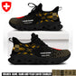 Personalized Swiss Soldier/ Veteran With Name And Rank Men Sneakers - 17592768