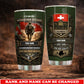Personalized Swiss Veteran/ Soldier With Rank And Name Camo Tumbler -  17731872