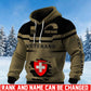 Personalized Swiss Soldier/ Veteran With Rank And Name 3D Waffle Hoodie - 17695584