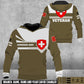 Personalized Swiss Soldier/Veteran with Name, Year and Rank Hoodie All Over Printed - 17462304