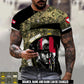 Personalized Austria Soldier/Veteran Camo with Name & Rank T-Shirt All Over Printed -17670528
