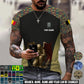 Personalized Belgium Soldier/Veteran Camo with Name & Rank T-Shirt All Over Printed - 17669664