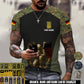 Personalized Germany Soldier/Veteran Camo with Name & Rank T-Shirt All Over Printed - 17669664
