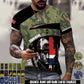 Personalized Norway Soldier/Veteran Camo with Name & Rank T-Shirt All Over Printed - 17670528