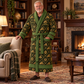 Personalized Trucker Bathrobe - Diamond Emblems lifestyle view