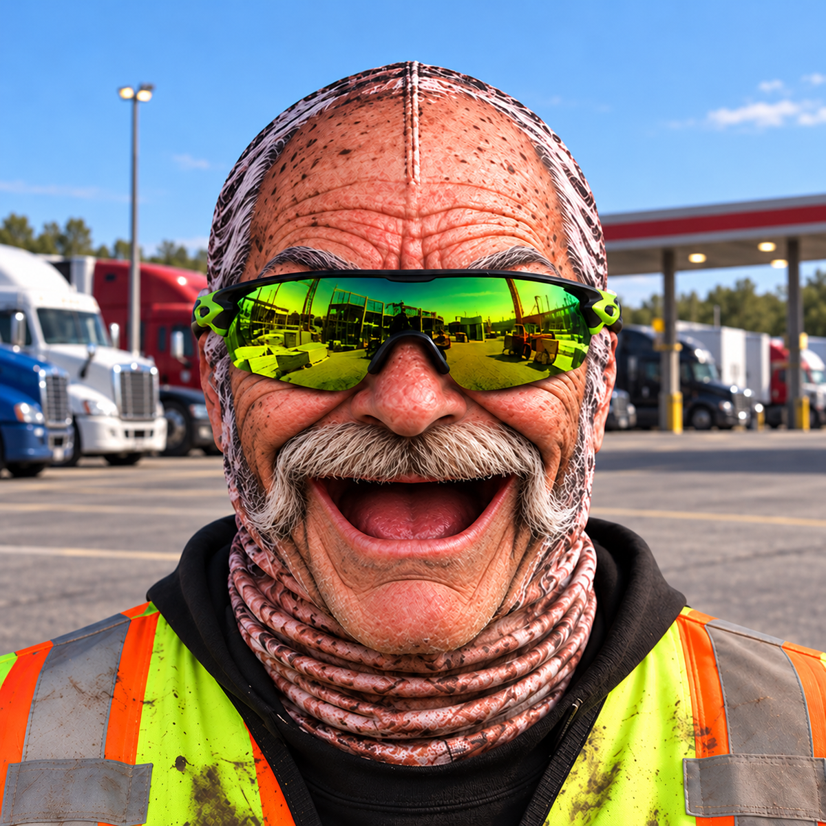 Trucker funny face balaclava - Style 5