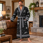 Personalized Trucker Bathrobe - Night Shift lifestyle view