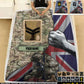 Personalized UK Soldier/ Veteran With Rank And  Name Fleece Blanket 3D Printed - 17542656