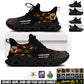 Personalized UK Soldier/ Veteran With Name And Rank Men Sneakers - 17592768