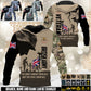 Personalized UK Soldier/Veteran Camo with Name and Rank Hoodie All Over Printed - 17648064